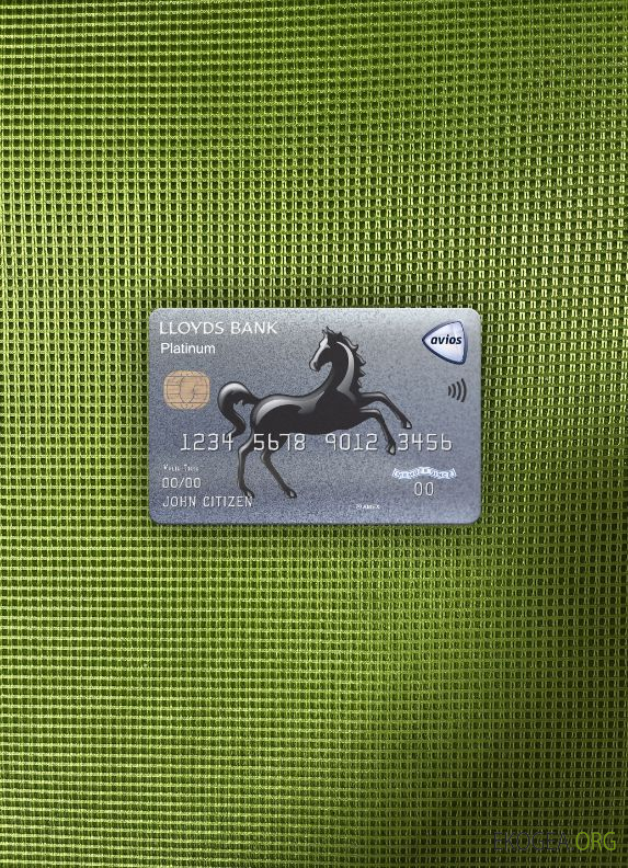 Royaume , Uni Lloyds American Express Platinum Card photolook recto